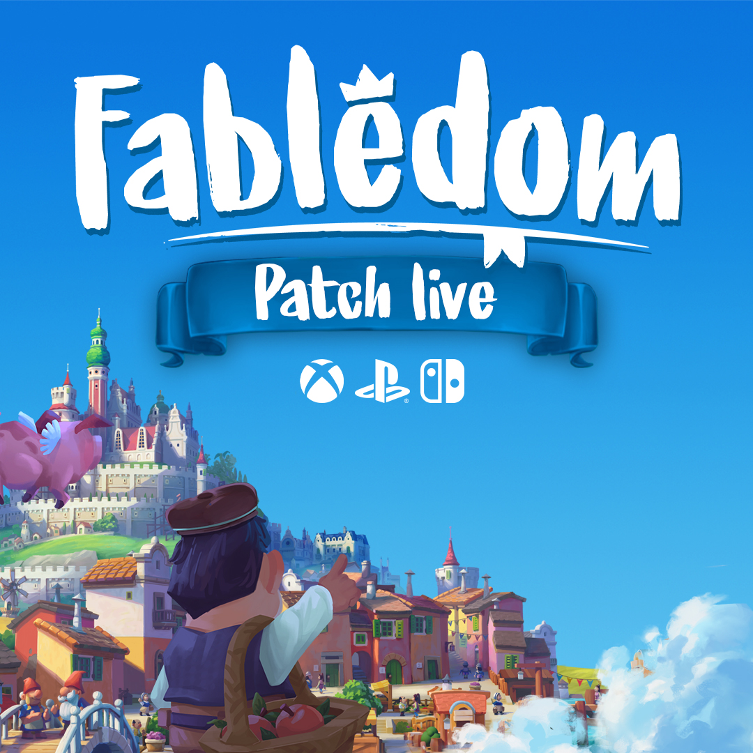 Patch 5 is now officially available on PS5, Nintendo Switch, and Xbox Series for #Fabledom 🐷! Thank you so much for your patience while we’ve been working on it.

Patch Notes available on Discord: discord.com/channels/64710…

As always, we welcome and encourage your feedback so we