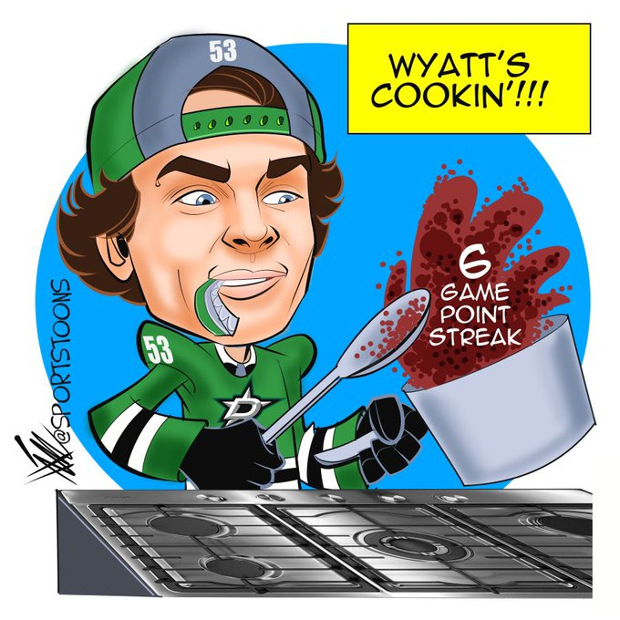 1053thefan's tweet photo. On the latest Spits and Suds podcast, @gjspittle visits with @sportstoons to discuss his drawings of various Stars players, which players he loves to draw the most, and much more #TexasHockey

Listen: https://t.co/XSDYolkLgz https://t.co/fYCZrSFljD