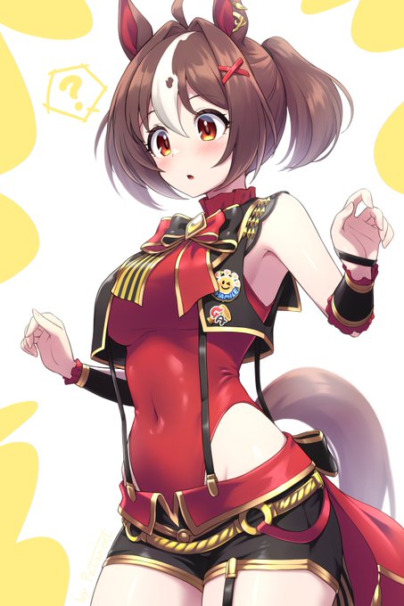 #雑に勝負服をミホノブルボン化するビーム 