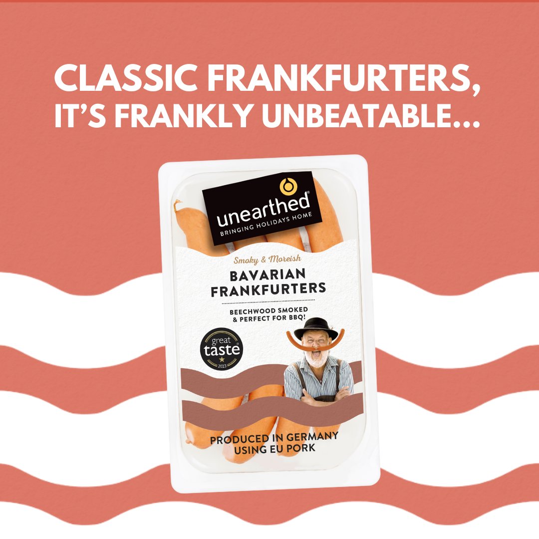 Traditionally smoked over beechwood chipping, these sausages bring the best of traditional German taste to your plate. 

#Frankfurters #GermanInspired #TasteTheDifference