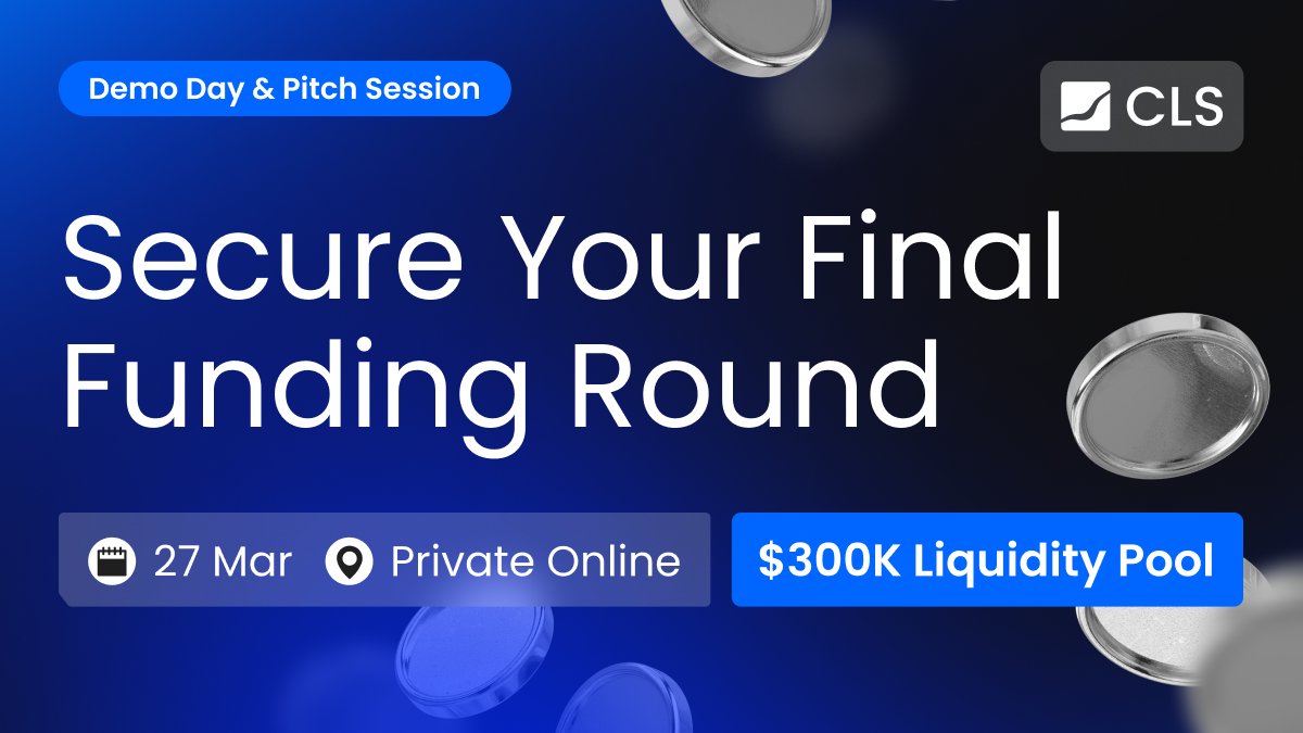 CoinLiquidity's tweet image. Launch your Web3 project with confidence 🦈

Announcing CLS Global Demo Day - an exclusive forum connecting projects in final pre-launch stages with leading players of the market.

▪️ $300K liquidity pool
▪️ March 27, 2025
▪️ Private online session

➡️ Apply by March 23:…