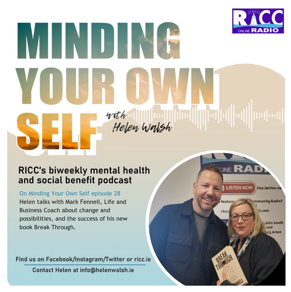 RICC (@riccdub4) on Twitter photo Helen is back with another episode of Minding Your Own Self. Listen now! <a href="/helenbwalsh/">Helen Walsh/ The Coach 💙💛</a>
creators.spotify.com/pod/show/riccr… Helen is back with another episode of Minding Your Own Self. Listen now! <a href="/helenbwalsh/">Helen Walsh/ The Coach 💙💛</a>
creators.spotify.com/pod/show/riccr…