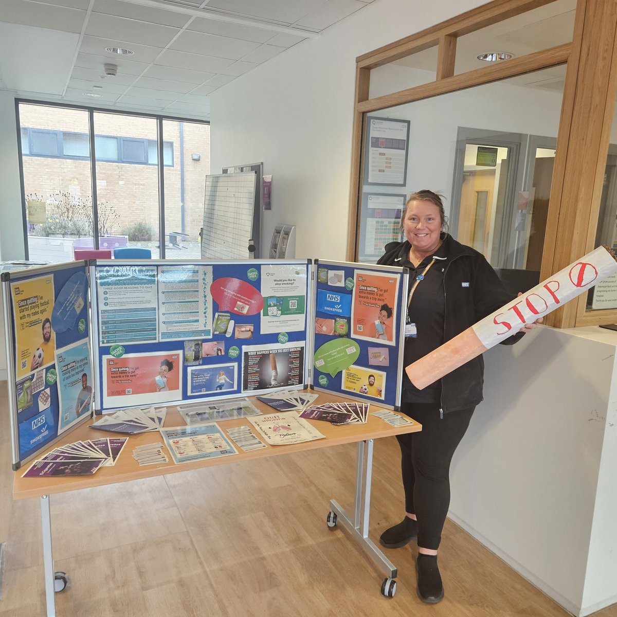 Flo_TTDTeam's tweet photo. No Smoking Day 2025 @ Atherleigh Park GMMH. #gmmh_nhs #clairebyrom https://t.co/MMHTp9ZqF4