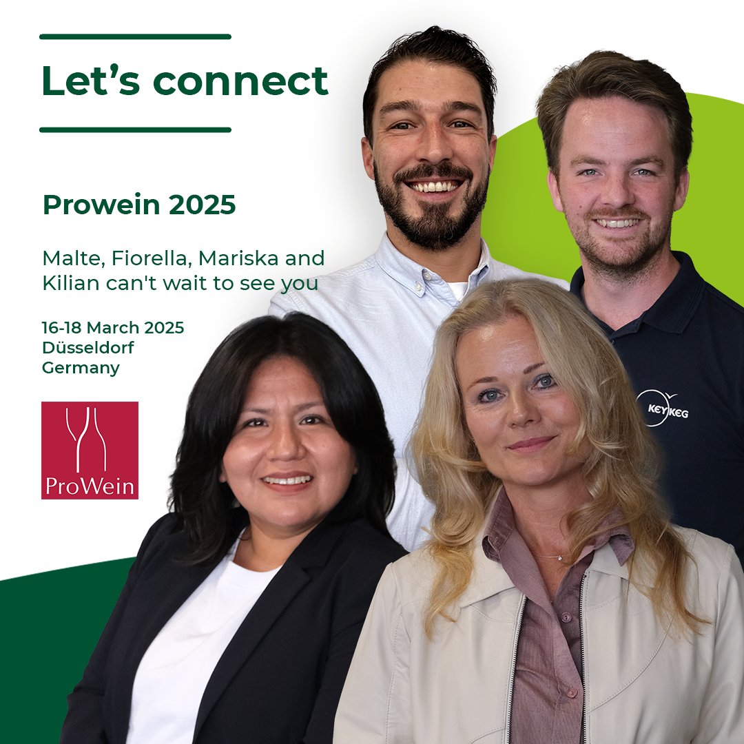 Save the date! ✨We’ll be at <a href="/ProWein/">ProWein</a> between 16-18 March.🍷Let's chat about making the wine industry more sustainable.
#prowein #proweintradefair #prowein2025 #winebusiness #wineprofessionals #sustainability #wineontap