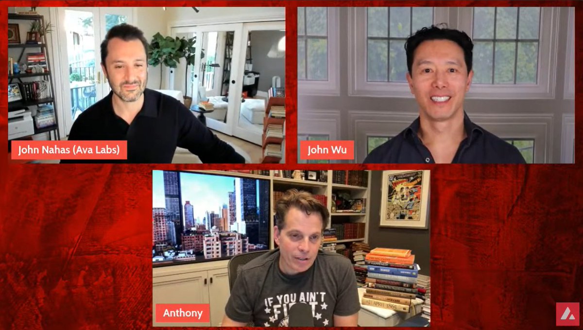 John Wu 🔺 (@john1wu) on Twitter photo "Regulatory clarity and certainty is the real unlock for adoption.”
One of many highlights from my live chat with <a href="/Scaramucci/">Anthony Scaramucci</a> and <a href="/JohnNahas84/">John Nahas</a>.
⏯️youtube.com/live/wOvVB0idc… "Regulatory clarity and certainty is the real unlock for adoption.”
One of many highlights from my live chat with <a href="/Scaramucci/">Anthony Scaramucci</a> and <a href="/JohnNahas84/">John Nahas</a>.
⏯️youtube.com/live/wOvVB0idc…