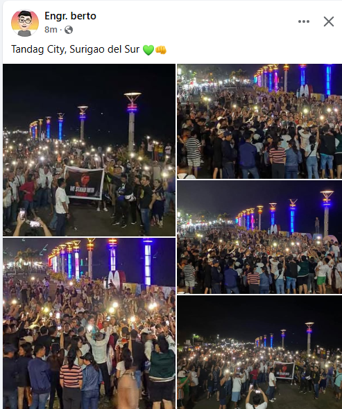 archiekins29's tweet photo. Tandag City, Surigao del Sur ๐ต๐ญ๐
#BRINGHIMHOME ๐
#BringPPRDBackToThePh
#WeStandWithDuterte
#WeStandWithFPRRD
#WeAreNotFilipinoForNothing https://t.co/YtWKMd9QnZ