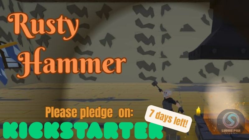 LudusPaxStudio's tweet image. ⏰7 days left everyone! Not long to go now so every little helps! Help me reach funding. 
Try demo here:
ludus-pax-studio.itch.io/rusty-hammer
Support Kickstarter with a pledge please! 
kickstarter.com/projects/ludus…
#incrementalgame #itchiogame #demogame #idlergame #kickstartercampaign #incremental