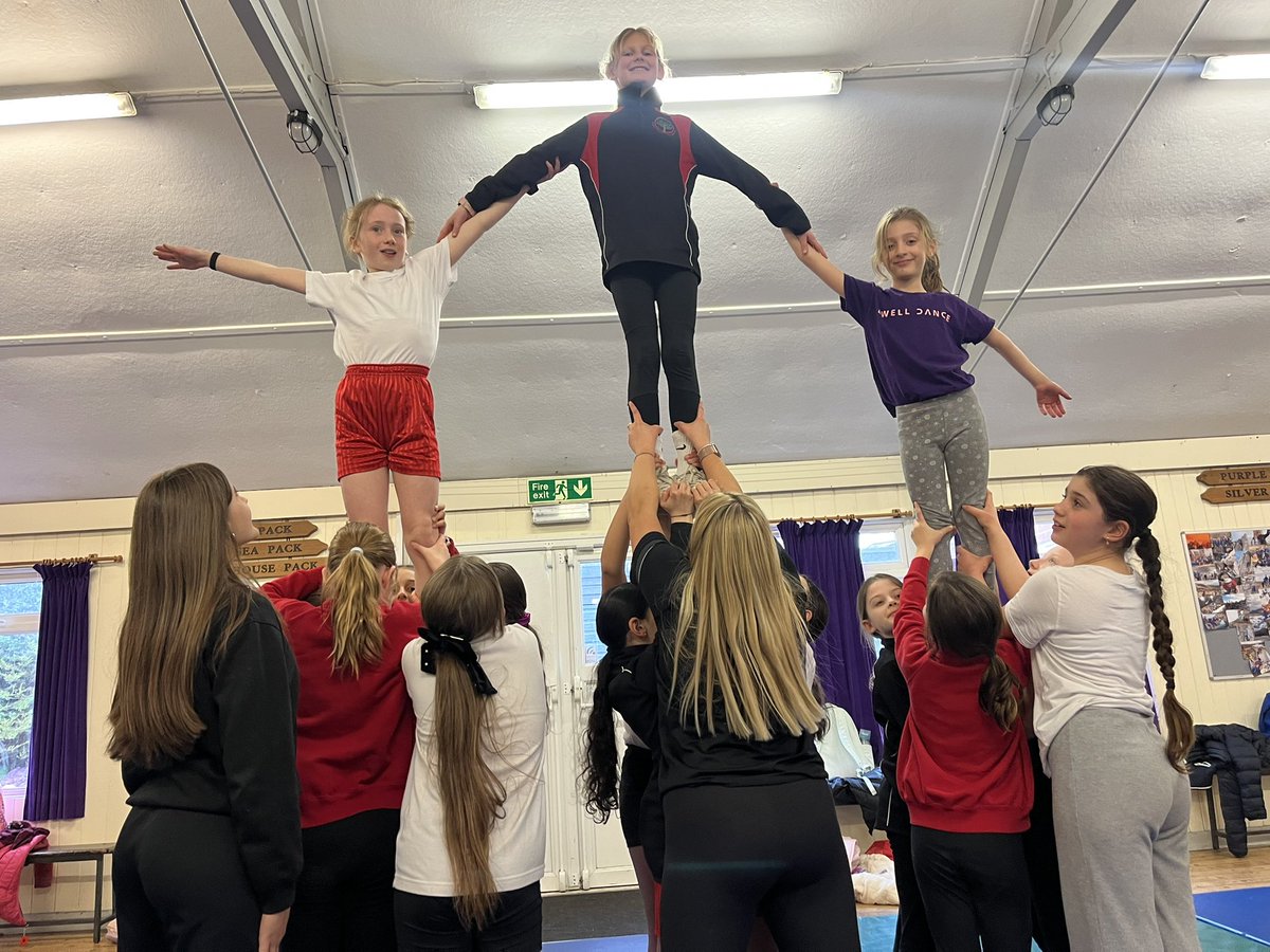 CCJacademy's tweet photo. Cheerleading club is crushing it this week, leveling up their pyramid skills! πͺβ¨ Teamwork and practice are paying off! #WeAreLeo #Cheerleading #Teamwork #PyramidGoals https://t.co/U1aGvKKOdC