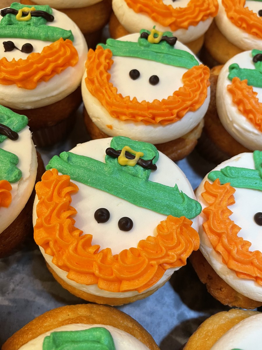 Lucky you! 🍀 Our leprechaun cupcakes have arrived—complete with mischievous charm and a whole lot of sweetness! ✨ But don’t wait too long… these little guys disappear after St. Patrick’s Day! ☘️✨ Grab yours before they’re gone! 💚