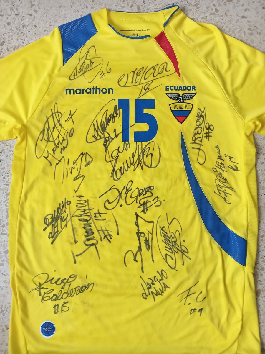 danielf_herrera's tweet image. Ayúdame difundiendo, tengo en venta esta camiseta autografiada de @LaTri usada en juego por Walter Ayovi ¡De colección!, con estas prendas generamos recursos para financiar terapias y tratamientos médicos de mi hijo Joaquín. #TodosConJoaquin 
. 
+INFO al WhatsApp 0985144626