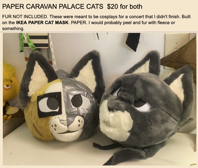 AKC GARAGE SALE: FUR AND MORE! Just added some more things that I found when packing! First come first serve