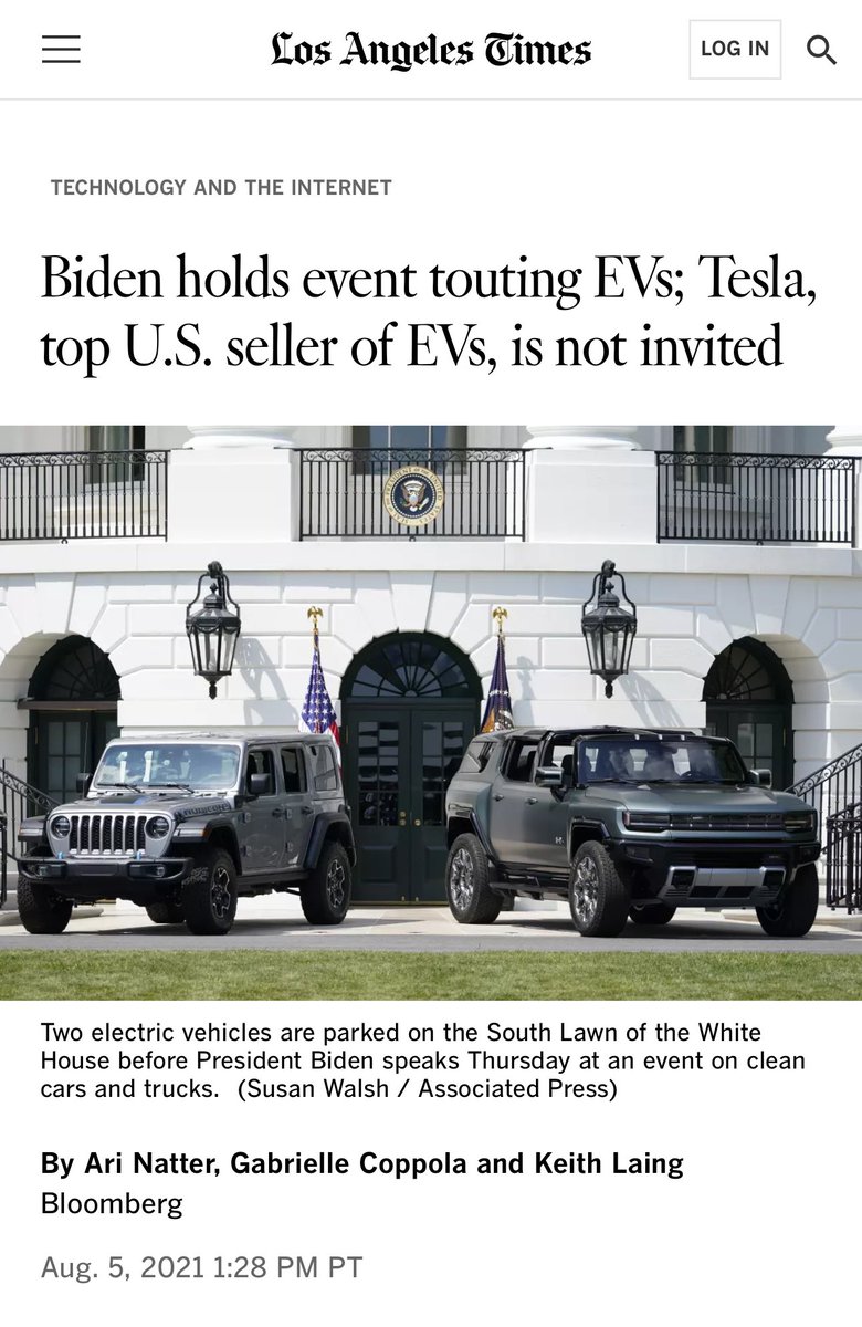 SKDoubleDub (@skdoubledub33) on Twitter photo <a href="/_johnnymaga/">johnny maga</a> @WarnackBen Let’s also not forget that they had vehicles parked in front of the White House for the event.
They only excluded the US company that makes the most parts in the US…. <a href="/_johnnymaga/">johnny maga</a> @WarnackBen Let’s also not forget that they had vehicles parked in front of the White House for the event.
They only excluded the US company that makes the most parts in the US….