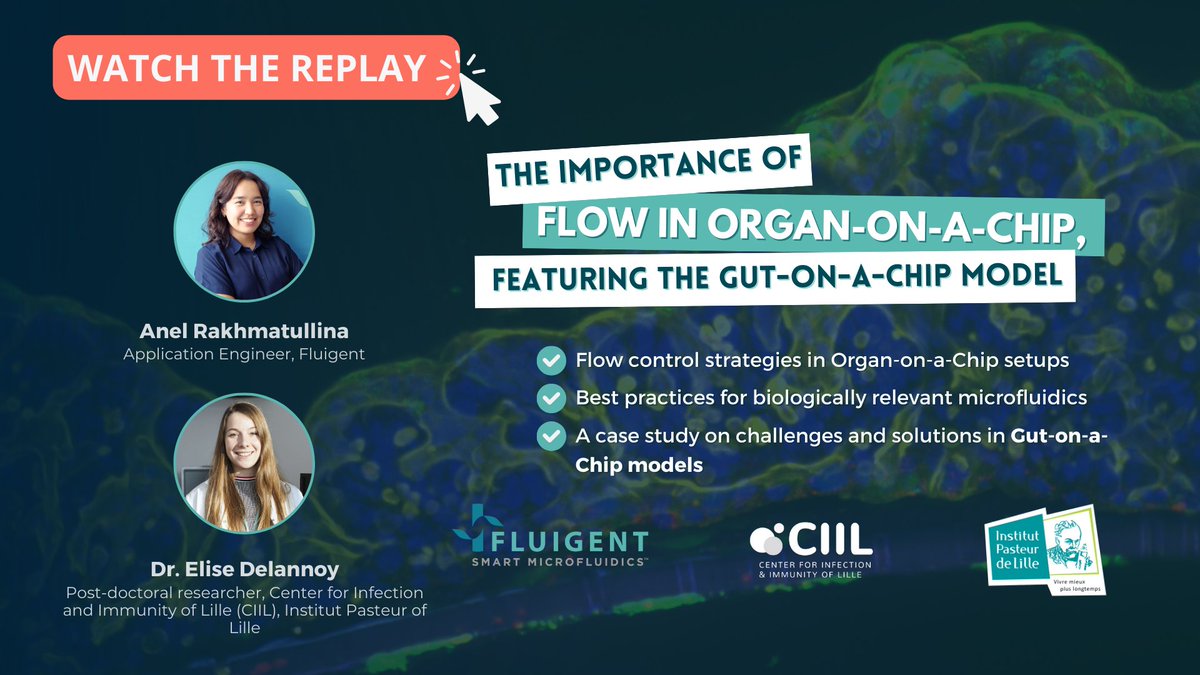 🎥The replay of our webinar on the Importance of Flow in Organ-on-a-Chip models is now available! 

🧬 Packed with insights on microfluidics and Omi™, this session is a must-watch for those in biotech and research.

🔄 Watch the replay here now! 
eu1.hubs.ly/H0hnsZR0