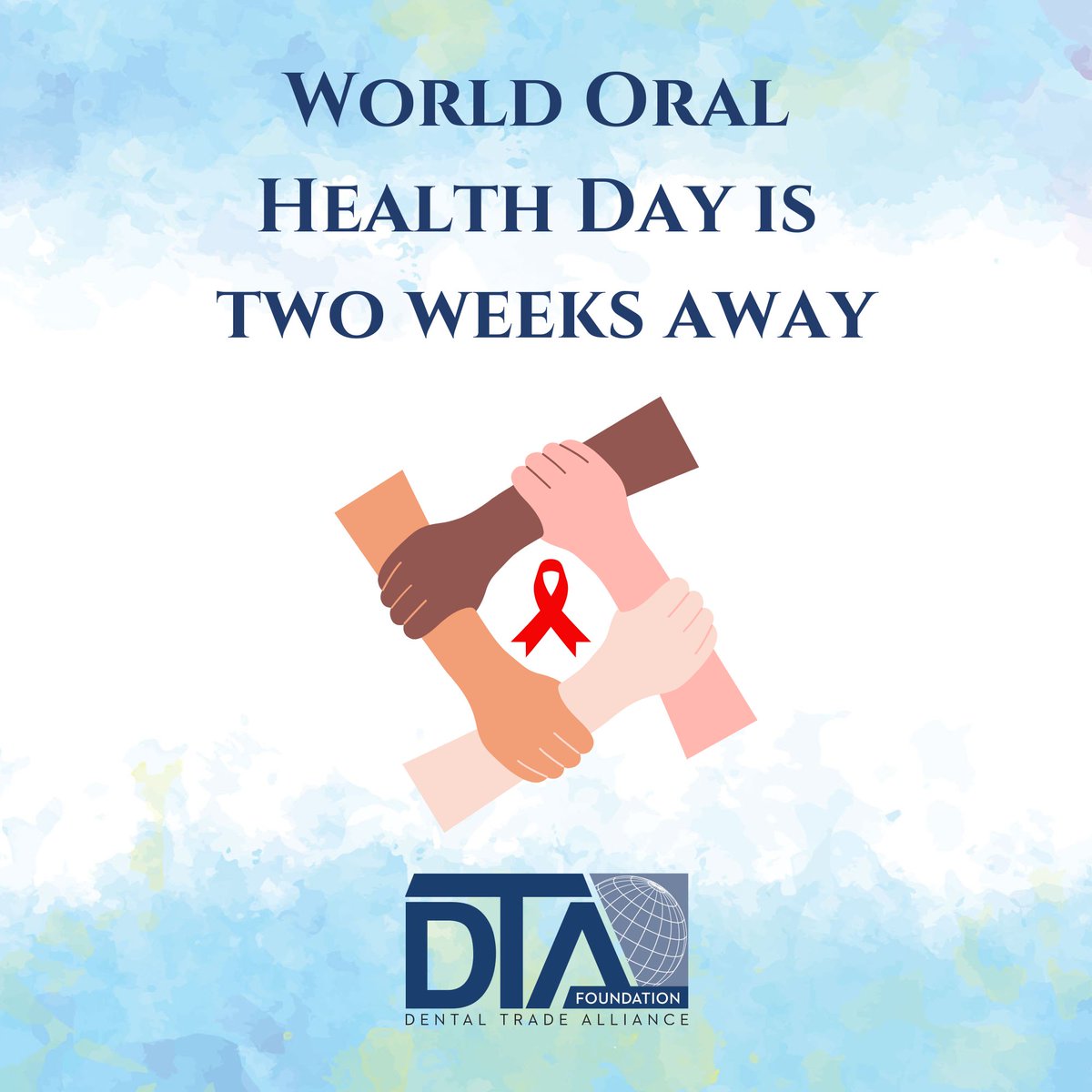 World Oral Health Day is just two weeks away!

Join us in raising awareness about the importance of oral health. Together, we can inspire healthier habits and brighter smiles around the world. Learn more about how you can get involved: bit.ly/3csiRye