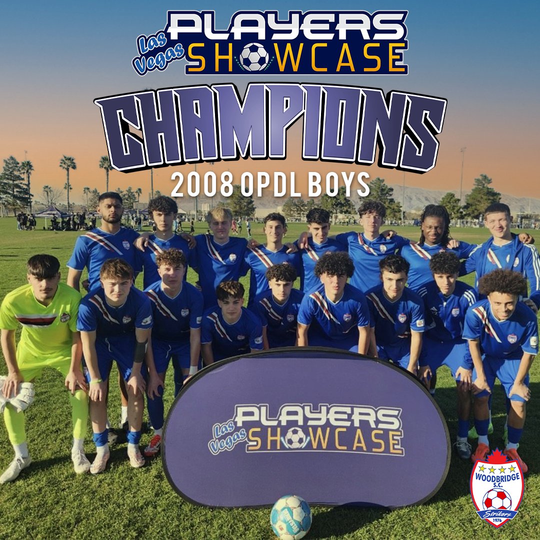 WSCStrikers's tweet image. Congrats to Woodbridge Soccer’s L1R U20 Boys and OPDL 2008 Boys for winning at the Las Vegas Players Showcase! Your dedication paid off with victories. Keep making us proud! 🏆⚽️ 

#WoodbridgeSoccer #LasVegasChampions #U20Boys #OPDL2008 #SoccerSuccess