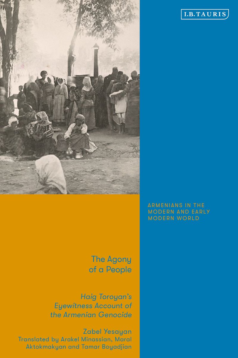 Bedross Der Matossian (@bedrossdm) on Twitter photo I am pleased to announce that <a href="/ZabelYesayan/">Zabel Yesayan</a>'s The Agony of a People: Haig Toroyan’s Eyewitness Account of the Armenian Genocide is now available in my series with <a href="/ibtauris/">I.B. Tauris</a> an imprint of <a href="/BloomsburyBooks/">Bloomsbury Books UK</a>. Translated by Arakel Minassian, Tamar Boyadjian and Maralk Aktomakyan. I am pleased to announce that <a href="/ZabelYesayan/">Zabel Yesayan</a>'s The Agony of a People: Haig Toroyan’s Eyewitness Account of the Armenian Genocide is now available in my series with <a href="/ibtauris/">I.B. Tauris</a> an imprint of <a href="/BloomsburyBooks/">Bloomsbury Books UK</a>. Translated by Arakel Minassian, Tamar Boyadjian and Maralk Aktomakyan.