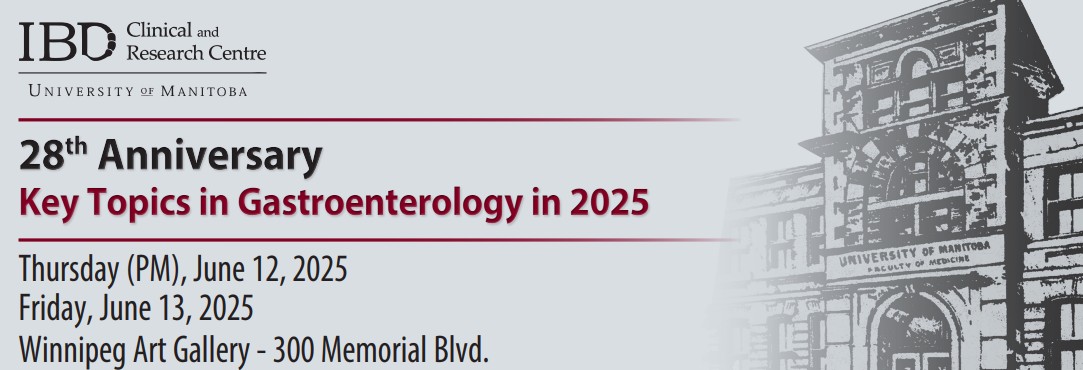 💡Join experts from University of Manitoba's IBD Clinical and Research Centre &amp; Rady Faculty of Health Sciences for the 28th Annual Key Topics in Gastroenterology. 👉Learn more and register: cpd-umanitoba.com/events/28th-an…