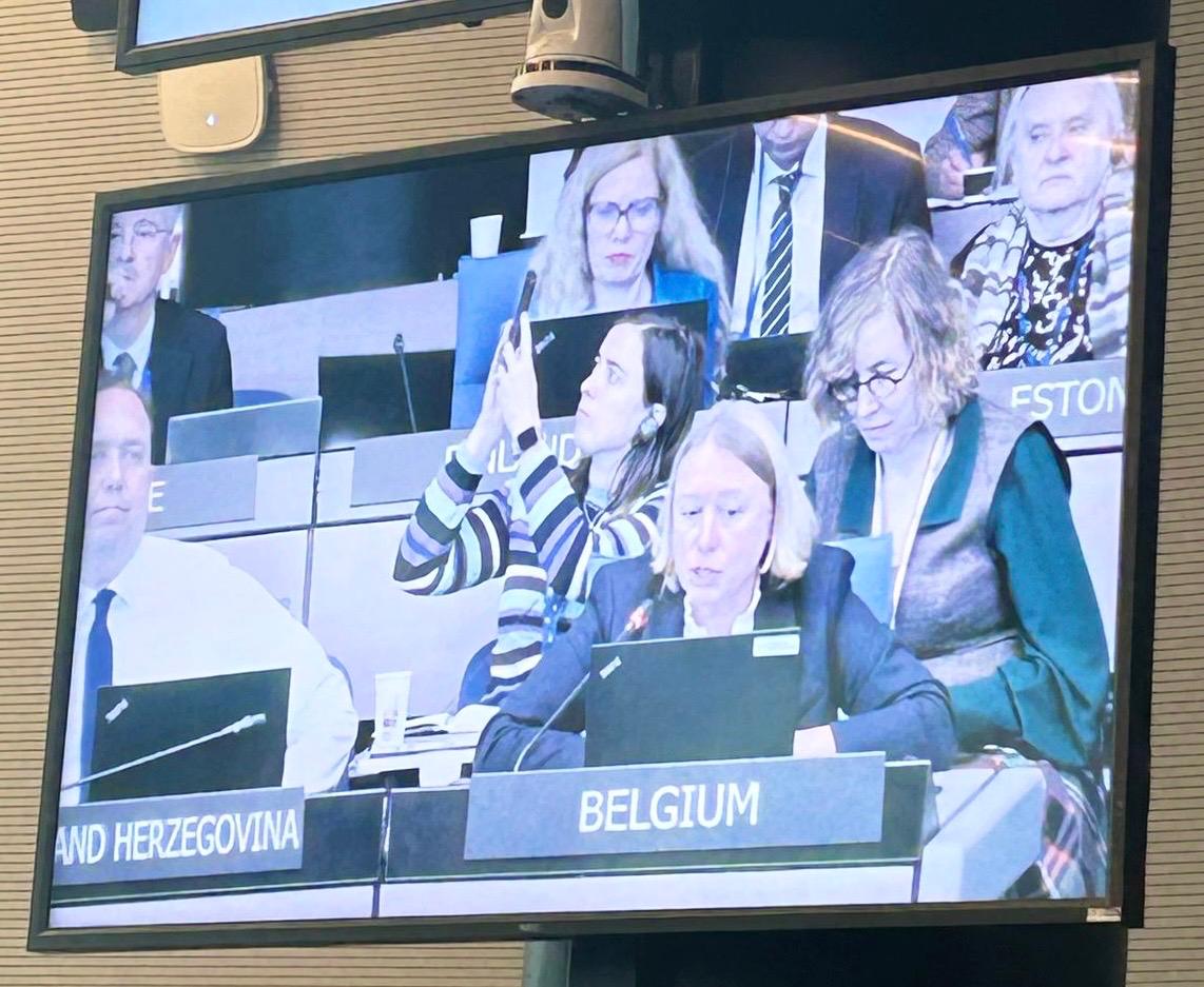 Belgium at the CoE (@belincoe) on Twitter photo At today's CM meeting on the situation in #Georgia, 🇧🇪, in name of the #Benelux countries:
🔹 expressed concern about the recent course of action;
🔹 encouraged Georgia to implement the recommendations of the different <a href="/coe/">Council of Europe</a> bodies present today. At today's CM meeting on the situation in #Georgia, 🇧🇪, in name of the #Benelux countries:
🔹 expressed concern about the recent course of action;
🔹 encouraged Georgia to implement the recommendations of the different <a href="/coe/">Council of Europe</a> bodies present today.