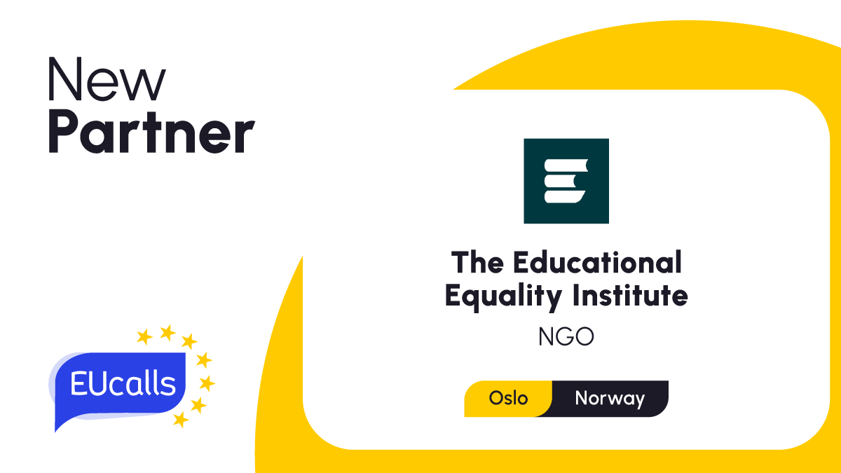 eucallsnet's tweet image. 🗣 Introducing our new #EUcallspartner, The Educational Equality Institute (TEEI)!

@T_E_E_I_, based in 🇳🇴 Norway, is a #ngo dedicated to expanding educational opportunities for underserved communities worldwide.

🤝 Explore their profile: eucalls.net/dashboard/part…

#eucallsnet