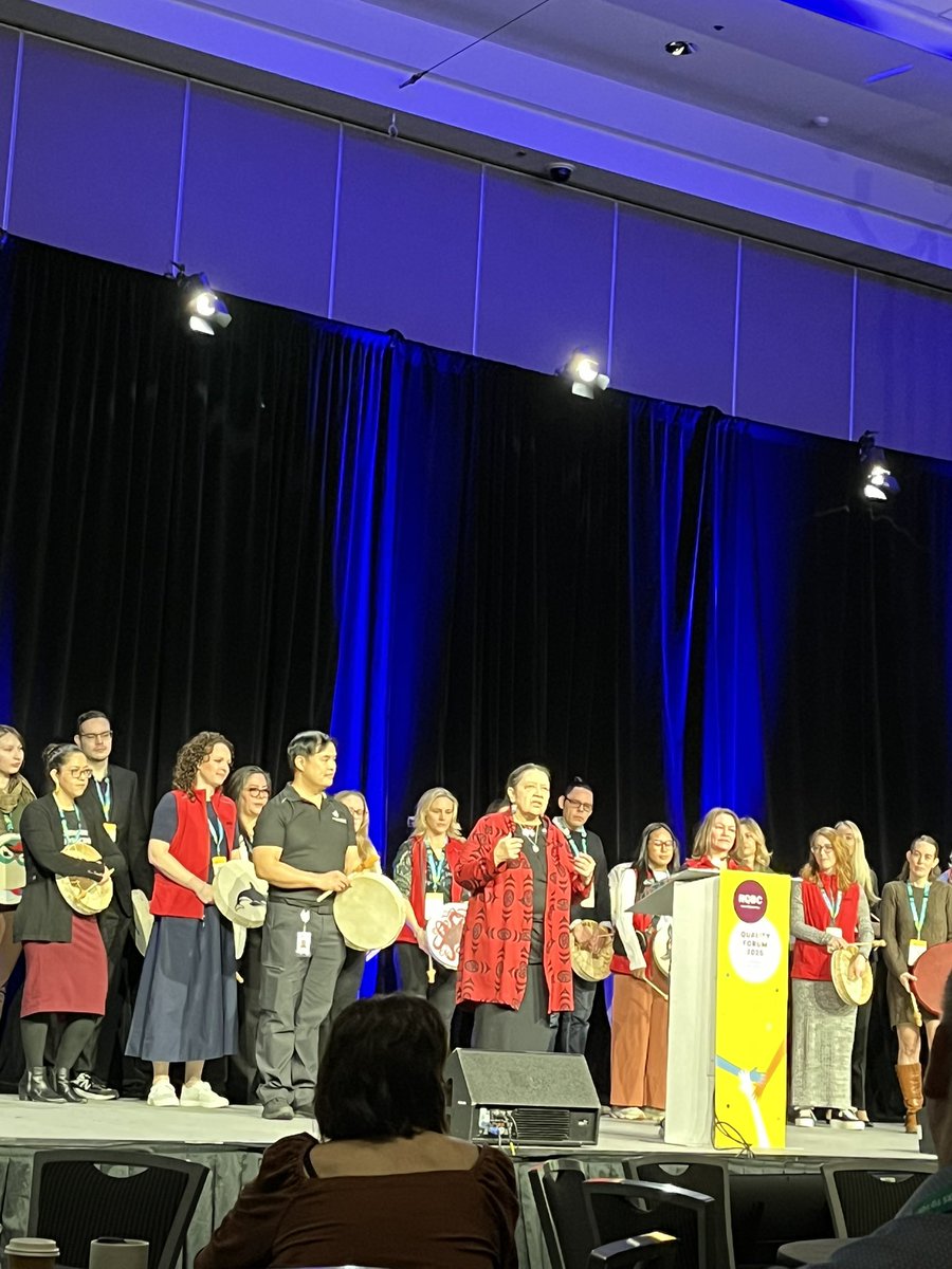 #QF25 begins with singing the Coast Salish Anthem