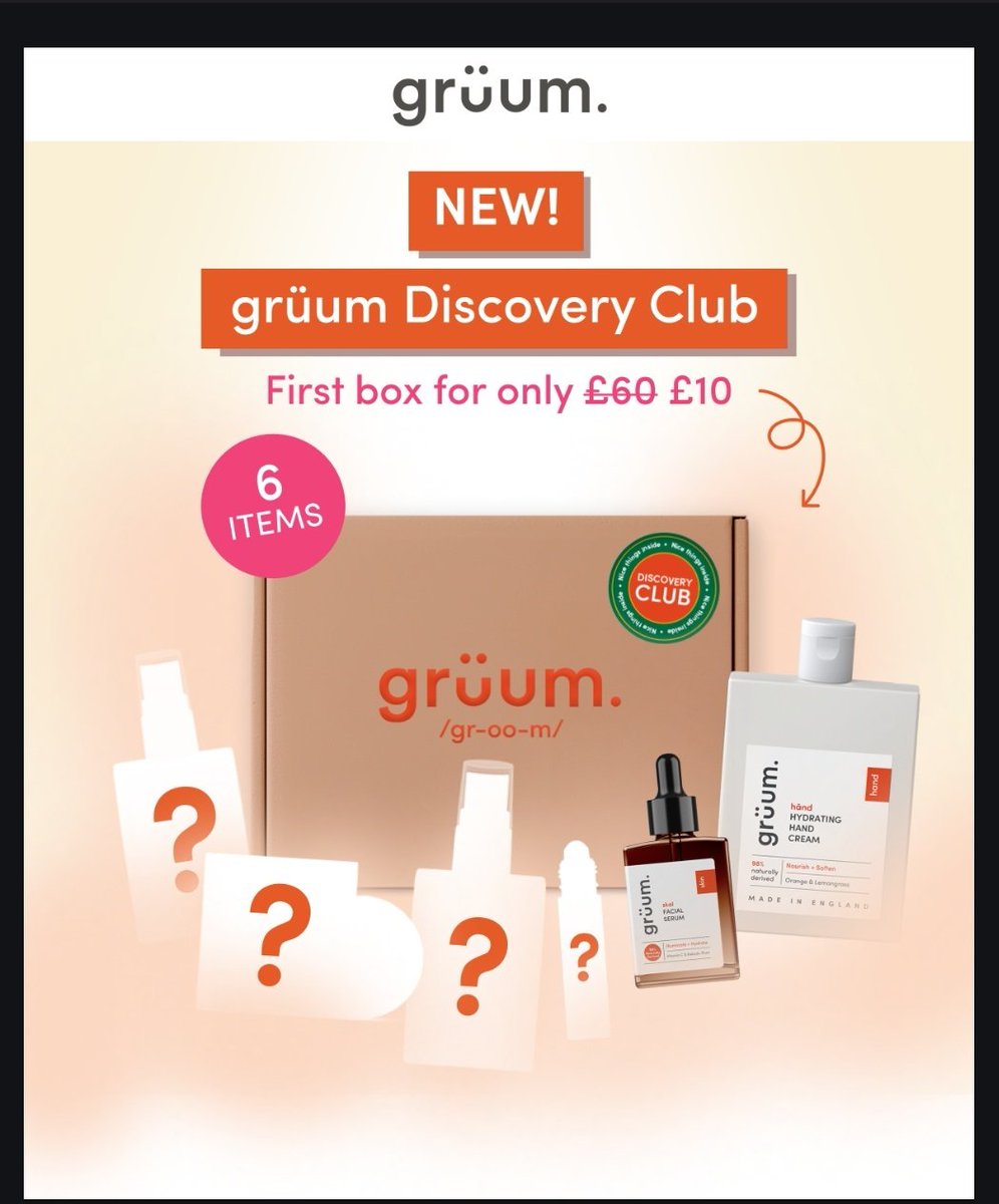 After being surprised with the advent calendar, I've now signed up to the <a href="/gruum_hq/">grüum</a> Discovery Club! Can't wait for the first box to arrive!