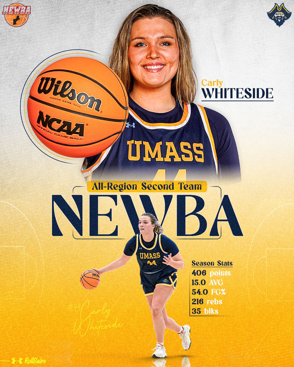 Whiteside Earns NEWBA All-Region Second Team Honors for the 2024-25 Season!🔥🙌

Release🔗: corsairathletics.com/news/2025/3/12…

#RollSairs🏴‍☠️