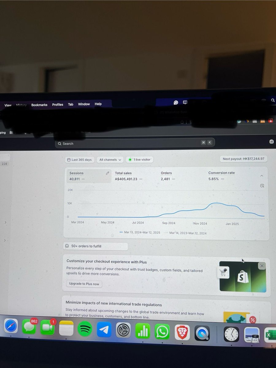 Another Shopify store sold for $120K

$405K in total sales, but the real money came from the exit

Less than 30 days from listing to cash in hand

Comment “EXIT” and I’ll show you how to do the same
(must be following)