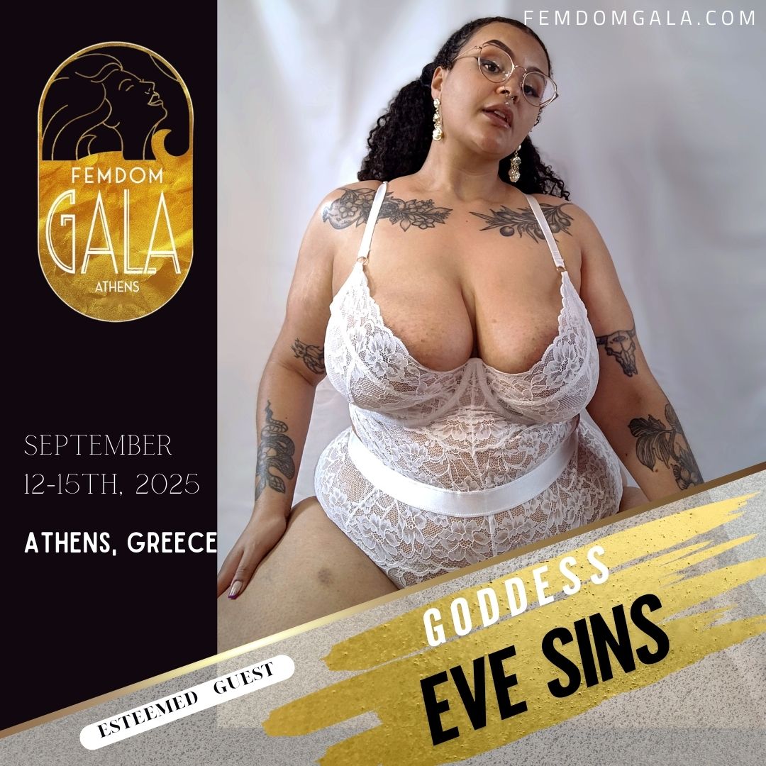 #FemDomGala2025 just got even more extraordinary!

@GoddessEveSins is joining the lineup, bringing her energy and elegance to Athens, Greece.

Who else is excited to join Us?

September 12-15, 2025

Athens, Greece