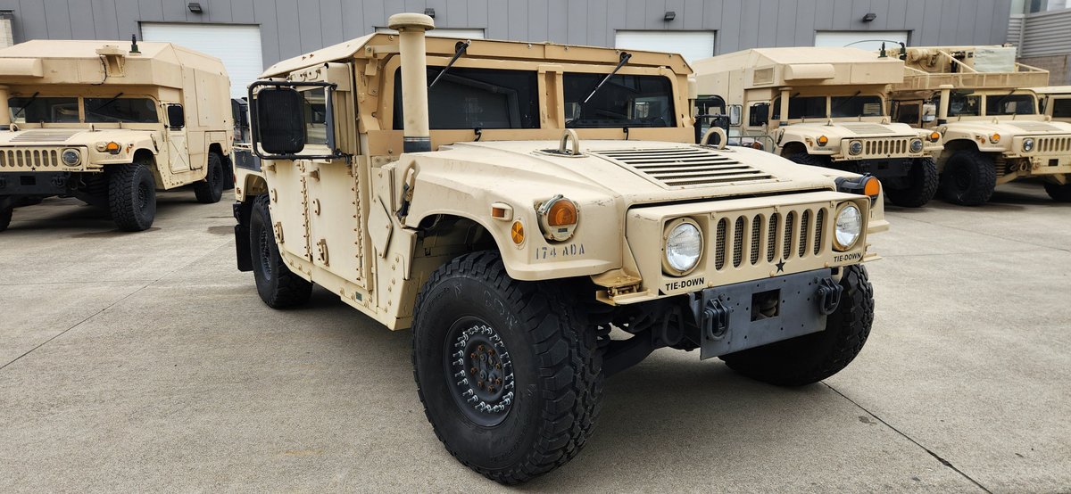DLAMIL's tweet photo. DLA is keeping HMMWVs on the #battlefield! When a key supplier shut down, nearly 2,000 #Humvees were left waiting for new transparent armor. #DLALandandMaritime stepped up with innovative solutions to get them back in action!
✅ 3,700+ backordered parts fulfilled
✅ Non-mission capable HMMWVs reduced from 2,000 to less than 100
✅ 7,000 replacement windows delivered worldwide
More on how DLA Land and Maritime is supporting the mission: https://t.co/0KK4T477T4 | @USArmy | @OHNationalGuard