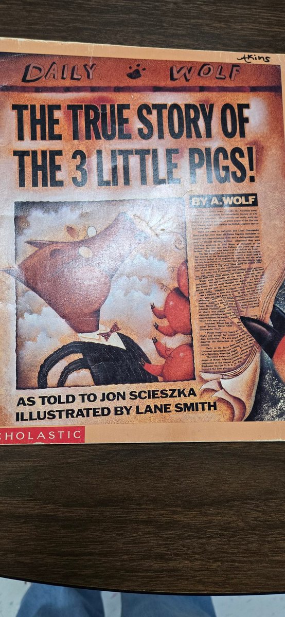 WBusenlehner's tweet image. I love using this book to teach point of view and compare and contrast. My kiddos got a kick out of hearing the wolf&apos;s point of view of the classic story. #OurPES #OneChatham @PboroElementary