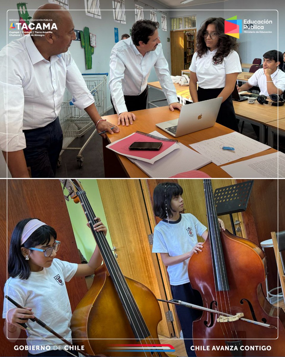 Visitamos el Liceo de Música Hugo Garrido Gaete, para concoer su proyecto educativo con foco en la música que recibe 1.000 estudiantes. 

Una jornada inspiradora que compartimos con la comunidad educativa, quienes trabajan dia a dia por entregar Educación Pública de calidad.
