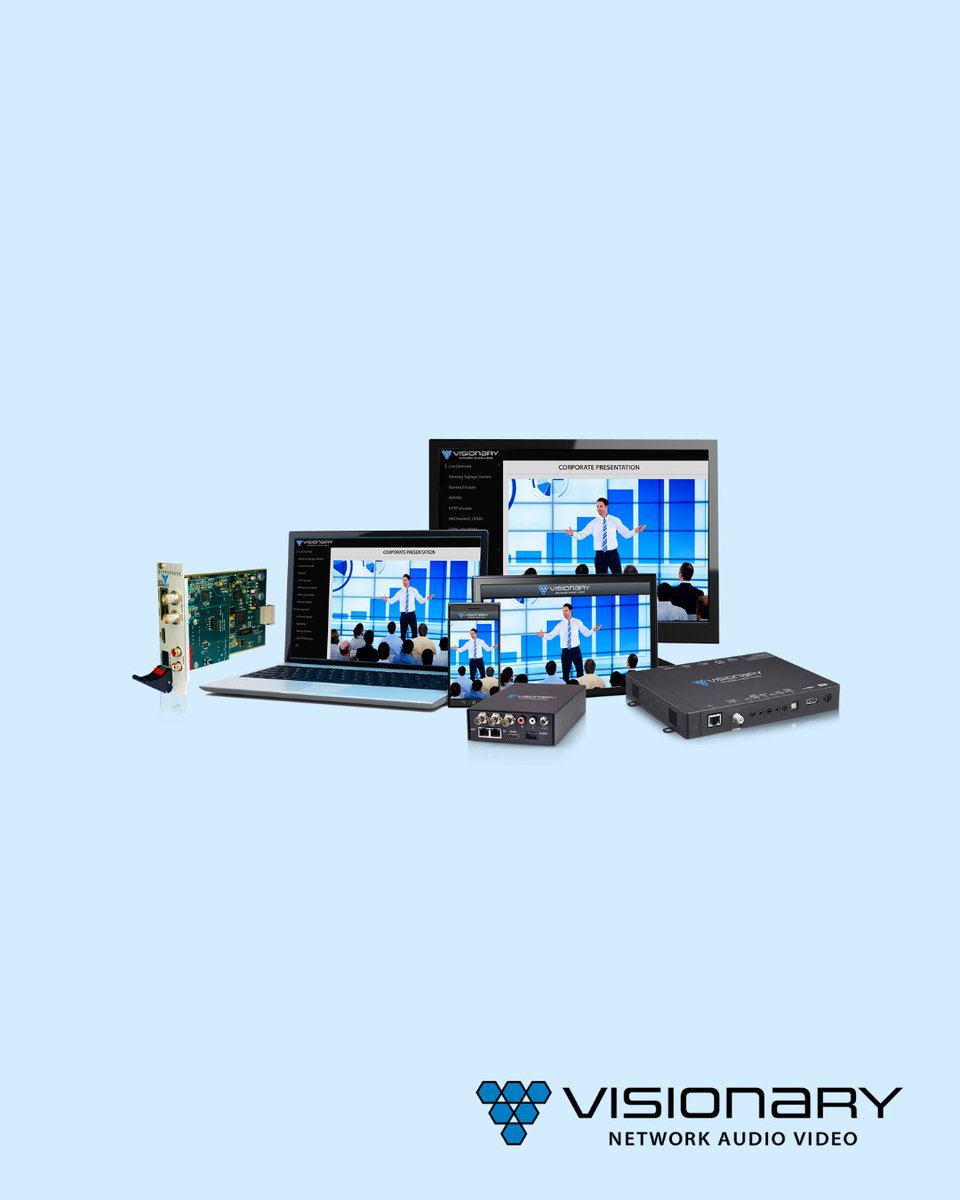 GenCommHQ's tweet image. Check out the IPTV Systems from @visionarybizdev!

Want to see more from @visionarybizdev? Check out their profile! Theses products are available for sale and installation through our company.

#gencomm #av #business #local #sales #visionarysolutions #technology #tech