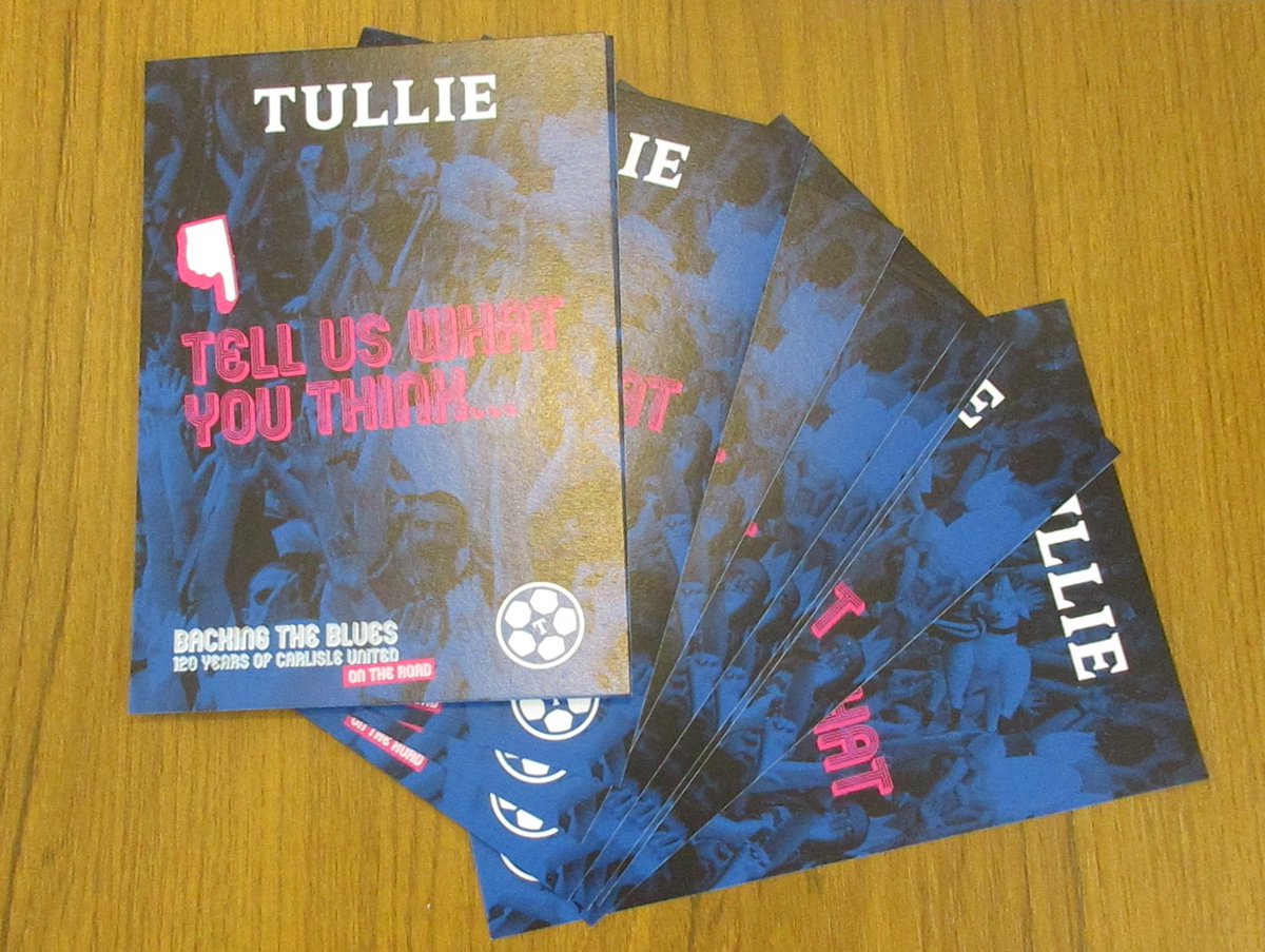 Cumbria Archives (@cumbriaarchives) on Twitter photo Backing The Blues: On The Road can now be seen at #CarlisleArchives until 31st March.
The exhibition showcases the rich heritage of the club focusing on football programmes through the decades.
<a href="/TullieCarlisle/">Tullie</a> <a href="/officialcufc/">Carlisle United</a> <a href="/HeritageFundUK/">The National Lottery Heritage Fund</a> <a href="/CumberlandCoun/">Cumberland Council</a> <a href="/FootballMuseum/">Nat. Football Museum</a> Backing The Blues: On The Road can now be seen at #CarlisleArchives until 31st March.
The exhibition showcases the rich heritage of the club focusing on football programmes through the decades.
<a href="/TullieCarlisle/">Tullie</a> <a href="/officialcufc/">Carlisle United</a> <a href="/HeritageFundUK/">The National Lottery Heritage Fund</a> <a href="/CumberlandCoun/">Cumberland Council</a> <a href="/FootballMuseum/">Nat. Football Museum</a>