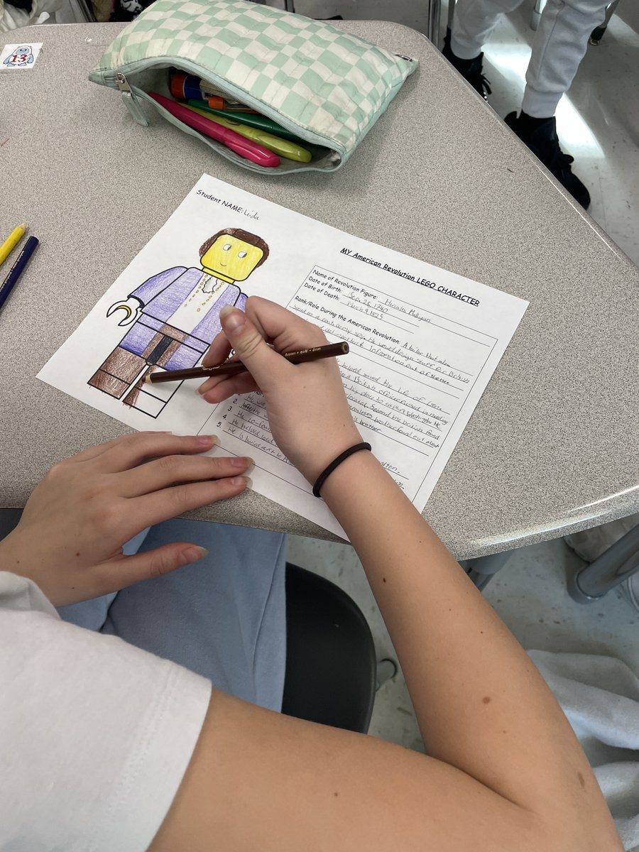 Erik Sassak (@classicsassak) on Twitter photo Today, Ss <a href="/WatsonMountain/">Watson Mountain MS</a> are creating Revolutionary LEGO characters in history class! 😀🇺🇸🏔️ Today, Ss <a href="/WatsonMountain/">Watson Mountain MS</a> are creating Revolutionary LEGO characters in history class! 😀🇺🇸🏔️