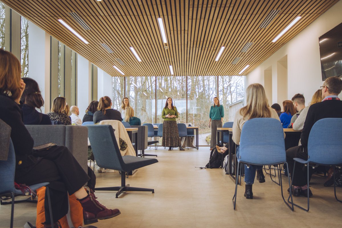 Packed with partnership opportunities, today’s Collaboration Cafe saw <a href="/DrLisaAshmore/">Lisa Ashmore</a>, Prof Louise Connell <a href="/researchphysio/">Louise Connell</a>, and research fellow Dr Suzanne Ackerley reveal how critical skillsets within the Healthcare Professions Network can augment health and care projects (1/4)