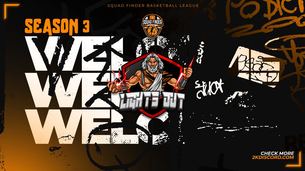 We would like to welcome “LIGHTS OUT” to Season 3!

Team Captain - @Reallytm2k
Team Stream - twitch.tv/reallytm2k

Roster - 
@Gencold__
@Hit_flu
<a href="/Fatniinja_/">FatNiinja</a> 
<a href="/xFatboyTrae/">Traethe🐎</a> 

Thank you for playing with us! We wish you guys success this season! 

Preseason tournament starts this