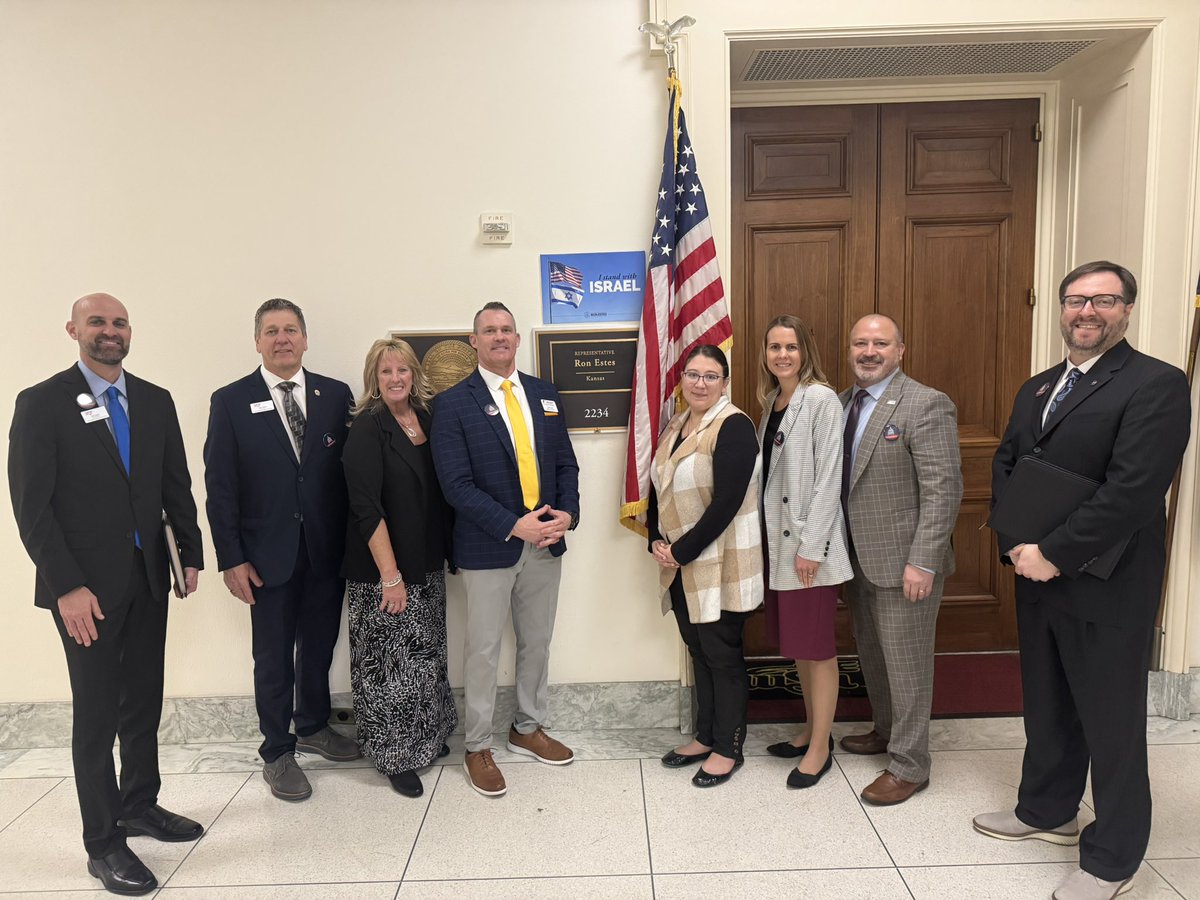 Thank you, Elizabeth, from <a href="/RepRonEstes/">Rep. Ron Estes</a>’s office, for taking the time to meet with us and discuss the issues that impact our teachers and students every day. Your support for educators is truly appreciated. 

<a href="/KSPrincipals/">KSPrincipals</a> <a href="/NASSP/">National Assoc. of Secondary School Principals</a> <a href="/NAESP/">National Assoc. of Elementary School Principals</a> #PrincipalsAdvocate  #NSLAC2025