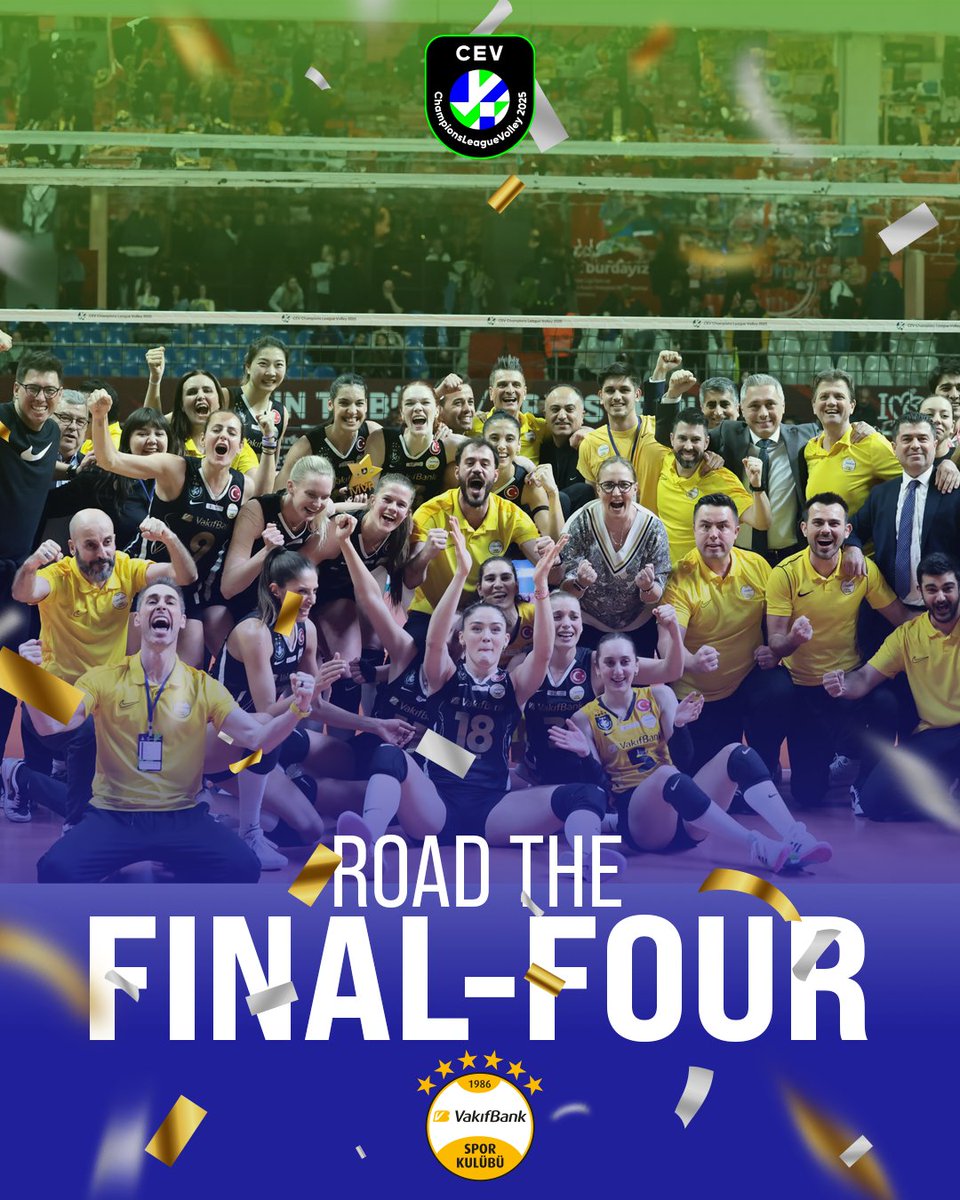 SADECE ADINI TARİHE YAZDIRANLAR EFSANE OLURLAR!!! 💛🖤

#ForMore #CLVolleyW