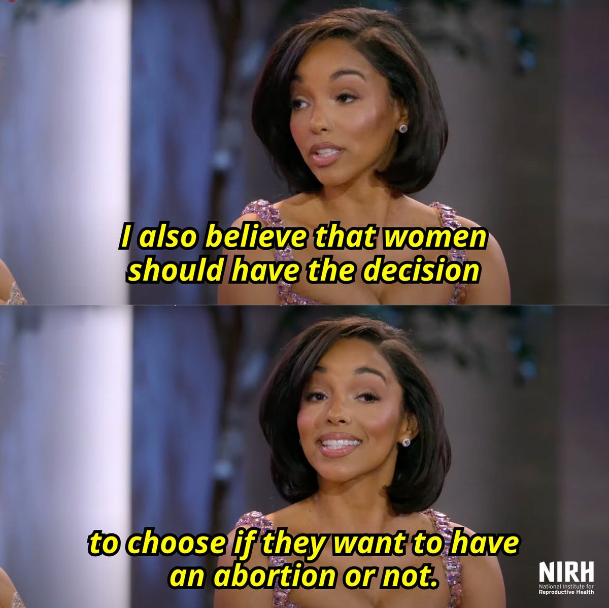 Abortion being talked about on #LoveIsBlind? And the WORD “abortion” is actually said? Yes please! Let’s take a lesson from Virginia, and make sure that your partner shares your pro-abortion values.