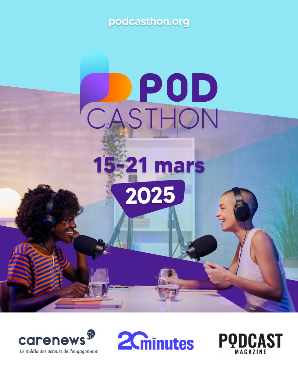 LA FOUDRE participera à l'édition 2025 du PODCASTHON !👀

D'ici quelques jours découvrez notre épisode ainsi que tous les autres participants sur : podcasthon.org/fr

(PS : Non il ne s'agit pas d'une contraction entre un podcast et du thon)