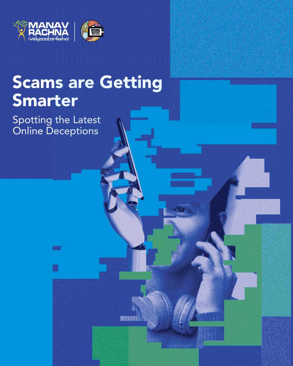 MediaShala_'s tweet photo. New scams, new strategies. We're diving deep into the latest digital deceptions and giving you the tips to stay aware and spot them.
In the ever evolving Digital and AI world, Let's stay one step ahead. https://t.co/xKo7kuKhY2