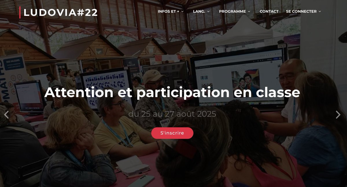 📣 Vous souhaitez participer à Ludovia pour présenter un explorcamp ou un atelier Premiers pas (25-27 août) ? Vous pouvez envoyer votre candidature dès maintenant :
📅 jusqu’au 30/04
▶️ ludovia.fr/inscriptions

Plus d’infos sur l’événement : ludomag.com/2025/03/03/lud…
