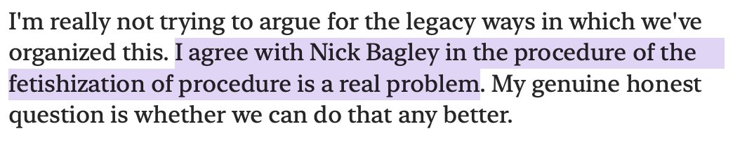 CSElmendorf's tweet image. &quot;I agree with Nick Bagley ... the fetishization of procedure is a real problem.&quot;
- Felicia Wong

Listen to this eye-opening @RealignmentPod convo b/t Steve Teles, @FeliciaWongRI, and @makosloff