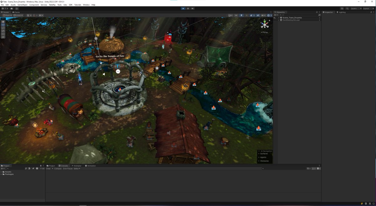 PlayFATEGame's tweet image. Ever wondered how FATE: Reawakened was brought to life? Check out these behind-the-scenes shots of our work in @unity! #MadeInUnity