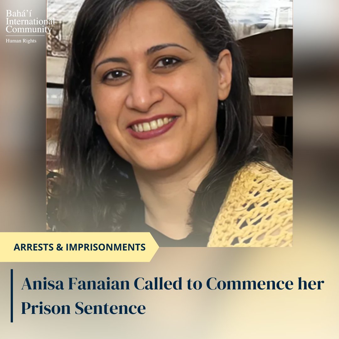 On 27 February 2025, it was learned that Mrs. #AnisaFanaian was summoned to serve her sentence, despite her appeal being under review. In late 2023, she was sentenced to 16 years, later reduced to 8 years in December 2024. The sentence includes seven years for “disrupting
