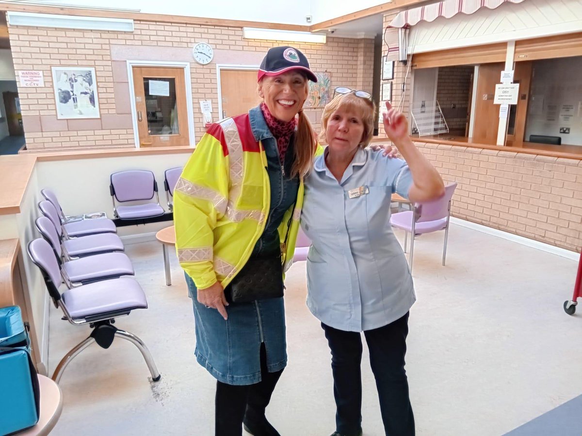 Thank you to Jim for being my chauffeur for the day. We followed the Chloe Lou bike, collecting all samples, not just blood, for the Path Lab in Wrexham, ensuring that test results are returned to our surgeries as soon as possible.  My big news will be revealed this weekend!