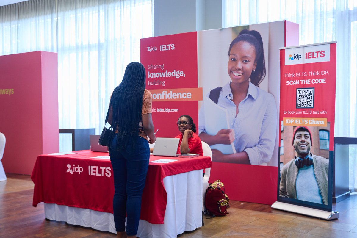 ieltsbyidpghana's tweet photo. Highlights of the IDP Study World Expo in photos.

To book a test or for more information about IDP IELTS in Ghana, please Call 0537210172 | 0558201416 | 0550571269 or visit https://t.co/T5CX8o10wf -dates to book today.

More Ghanaians Succeed with IELTS

#IELTS #ieltstest https://t.co/xxTsOu047w