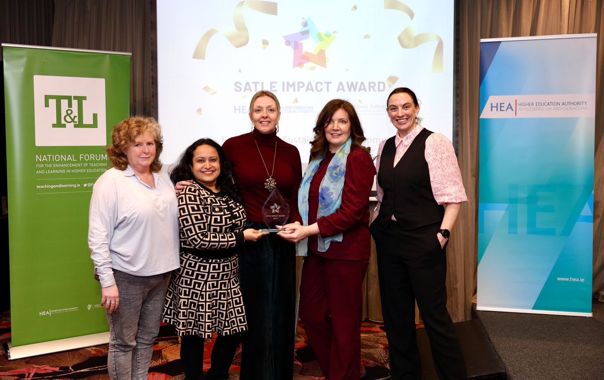 National Forum T&L (@forumtl) on Twitter photo Sustainability in the Arts Festival <a href="/SETUIreland/">South East Technological University</a> has received the SATLE Impact Award for integrating Education for Sustainable Development into student learning. Expanding from a one-day event to multiple campuses, it showcases interdisciplinary projects + community engagement. Sustainability in the Arts Festival <a href="/SETUIreland/">South East Technological University</a> has received the SATLE Impact Award for integrating Education for Sustainable Development into student learning. Expanding from a one-day event to multiple campuses, it showcases interdisciplinary projects + community engagement.