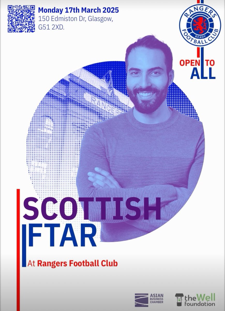 RFC_Michael_'s tweet image. The Scottish Asian Business Chamber will host their first-ever Scottish Iftar in Glasgow at Rangers Football Club.
 
Rangers are one of the first football clubs in Scotland to take part in this initiative, demonstrating the power of football to bring communities together beyond…