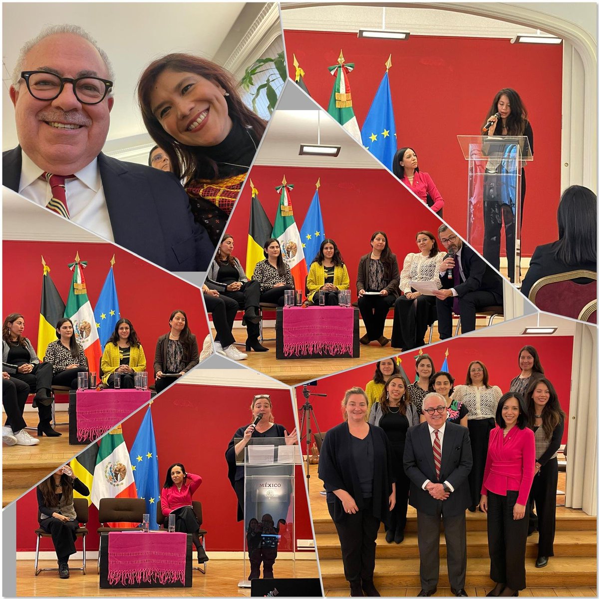 Agradezco a las participantes del #Conversatorio #MujeresMexicanas en la #Ciencia, #Investigación e #Innovación en #Bélgica”, organizado en <a href="/EmbMexBelgicaUE/">Embamex Bélgica-UE</a> en ocasión del #DíaInternacionalDeLaMujer, en donde distinguidas expertas abordaron la #PolíticaExteriorFeminista y los
